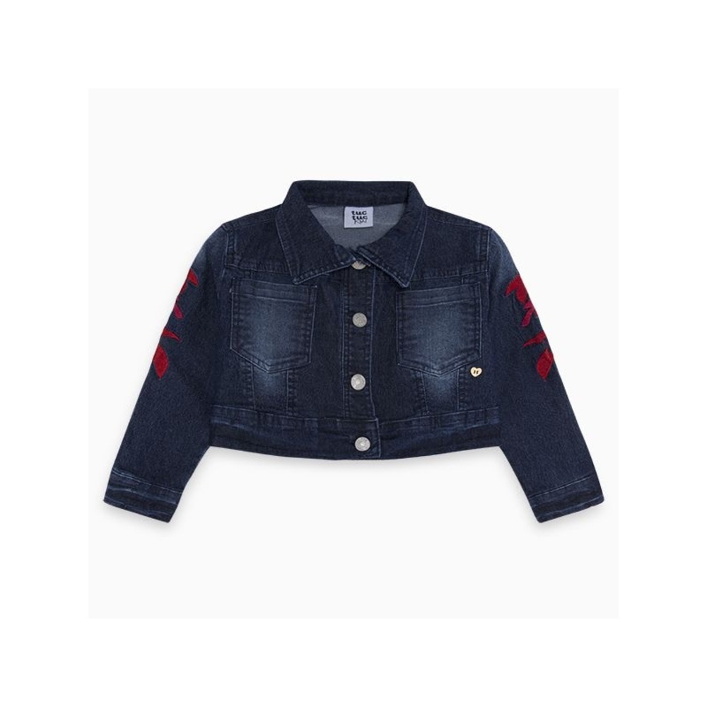Classic Blue and Red Jean Jackets Timeless Style